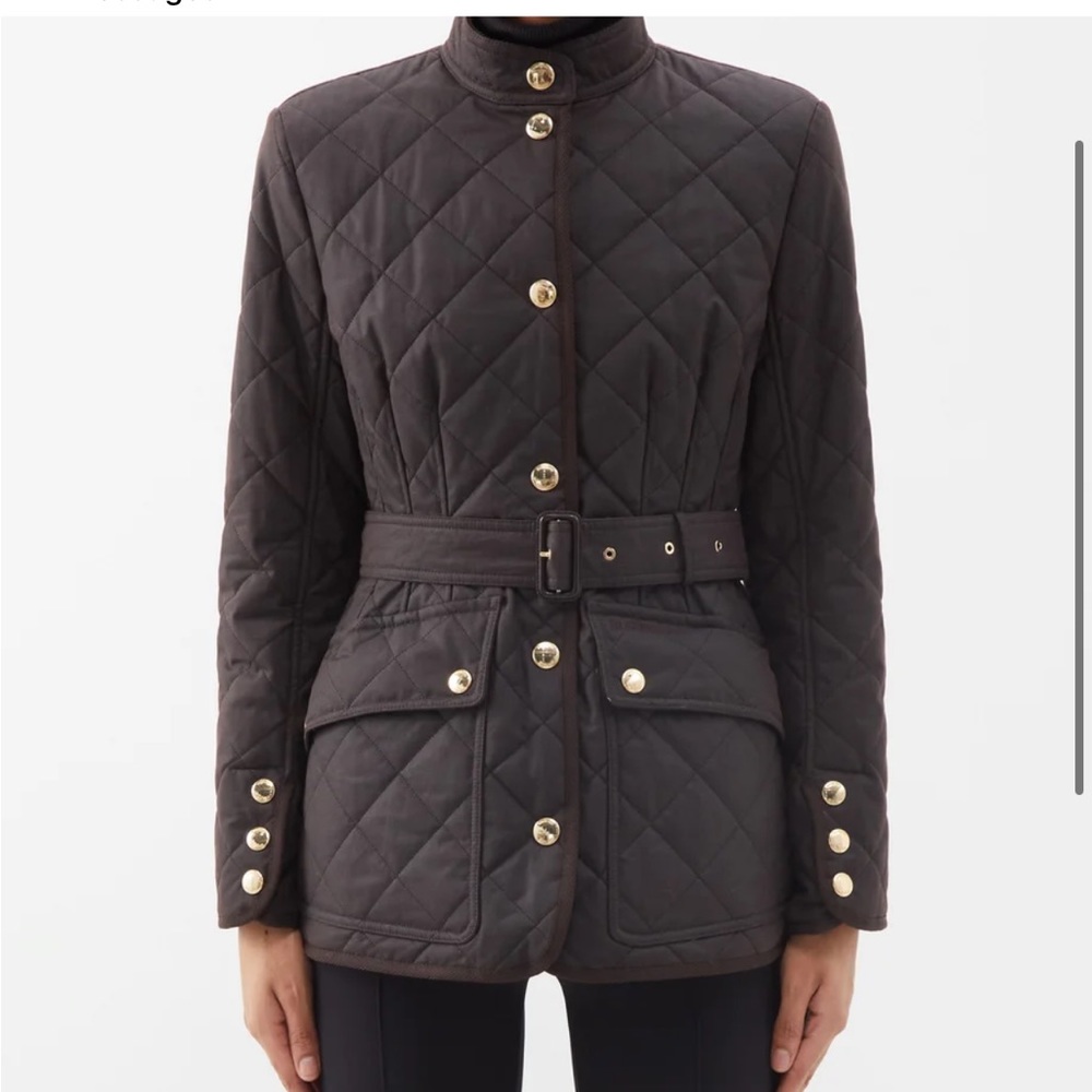 NWT BURBERRY Belted quilted waxed-cotton jacket
Retail $1,790!